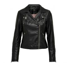 Veste en cuir femme Only Gemma imitation cuir biker