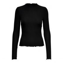T-shirt femme Only Emma manches longues col montant