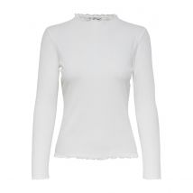 T-shirt femme Only Emma manches longues col montant