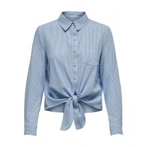 Chemise Only Lecey manches longues femme stripe knot