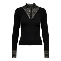 Haut femme Only Tilde manches longues col montant lace