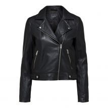 Veste en cuir femme Selected Katie