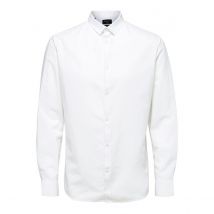 Chemise Selected New-linen manches longues slim