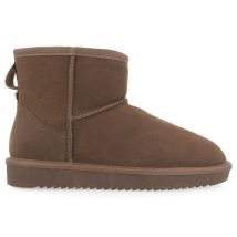 Bottines femme Gioseppo en daim marrons