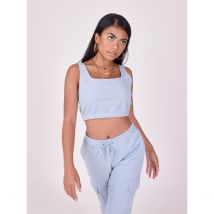 Crop top bretelle large basic femme Project X Paris
