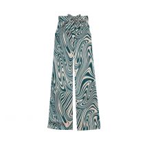Pantalon large imprimé graphqiue femme La Petite Étoile Iwa