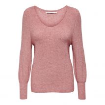 Pullover manchette à col en v femme Only Onlatia