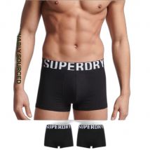 Boxer en coton biologique Superdry Dual Logo (x2)