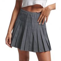 Mini jupe plissé femme Superdry Vintage