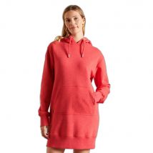 Robe sweat à capuche brodée vintage logo femme Superdry