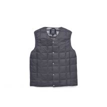 Veste à col V Taion 001 Button Dark Charcoal