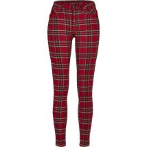 Pantalon femme Urban Classic skinny tartan
