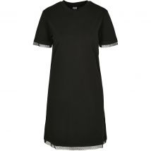 T-shirt femme Urban Classic boxy lace hem dre