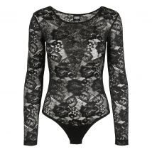 Body à manches longues en dentelle pour femme Urban Classics