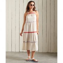 Robe brodée sans manches femme Superdry