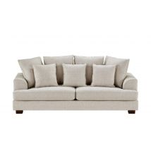 SOHO Sofa braun - Webstoff Franka