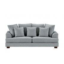 SOHO Sofa hellgrau - Webstoff Franka