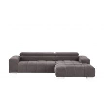 uno Ecksofa taupe - Mikrofaser Origo