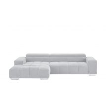 uno Ecksofa grau - Mikrofaser Origo