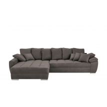 bobb Ecksofa grau - Mikrofaser Farina