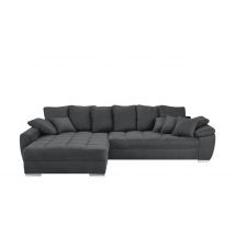 bobb Ecksofa grau - Mikrofaser Farina