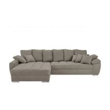 bobb Ecksofa taupe - Mikrofaser Farina