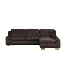 Lounge Collection Ecksofa anthrazit - Mikrofaser Davinci