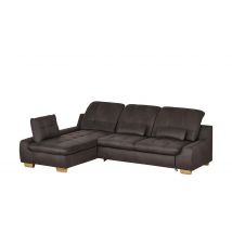 Lounge Collection Ecksofa anthrazit - Mikrofaser Davinci