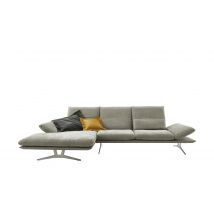 KOINOR Ecksofa aus Flachgewebe Francis