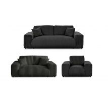 S-STYLE Polstergarnitur 3er-Set