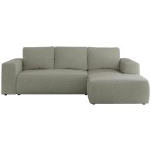 Ecksofa Beige mit Schlaffunktion Trentino