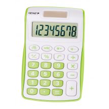 Genie 120 G calculator Pocket Display Green. White