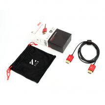 Zilr Ultra High Speed HDMI Cable with Ethernet (Hyper-Thin 8Kp60 Secur