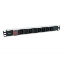 Equip 333310 power distribution unit (PDU) 8 AC outlet(s) 1U Black