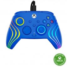 Turtle Beach Afterglow Wave Blue Wired RGB Gaming Controller with Mapp