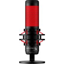 HyperX QuadCast - USB Microphone (Black-Red) - Red Lighting