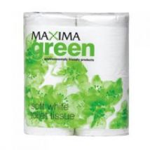 MAXIMA GRN 200SHT TOILET ROL WHT P48