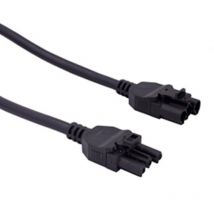 POWERDATA MALE TO FEMALE 3-POLE CONNECTOR LEAD 2M