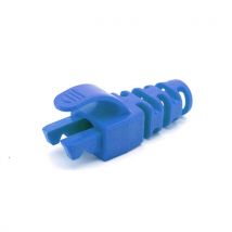 Cablenet RJ45 Snagless Strain Relief Flush Boot Blue 6.5mm