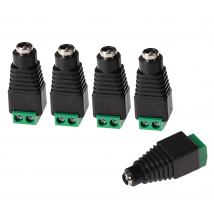 Maplin Female DC to Twin Cable to 5.5 x 2.1mm DC Power Plug for CCTV -