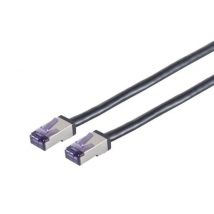 Lanview LVN-CAT6A-FLEX-25CM networking cable Black 0.25 m S/FTP (S-STP
