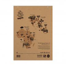 Rhino A1 Recycled Flipchart Pad 40 Leaf S20/B (Pack of 5)