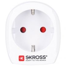 Skross 1500203-E power plug adapter Type B Type C (Europlug)+Type F