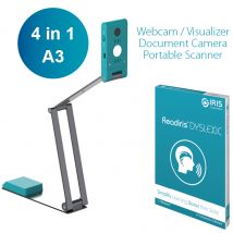I.R.I.S. IRIScan Visualizer 7 + Readiris Dyslexic 2.0 Overhead scanner
