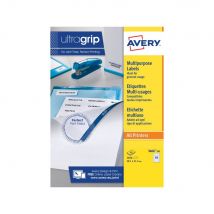 Avery Multipurpose Label 38x21.2mm 65 Per A4 Sheet White (Pack 2600 La