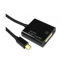 FDL 0.2M MINI DISPLAY PORT TO DVI-D ADAPTOR- M-F - ACTIVE