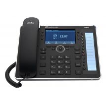 AudioCodes 445HD IP-Phone PoE GbE black with integrated BT and Dual Ba