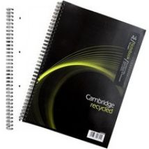 Cambridge E RECYCLED NOTEBOOK A4 PK5