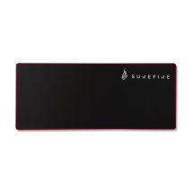 SureFire Silent Flight 680 Gaming mouse pad Black. Red