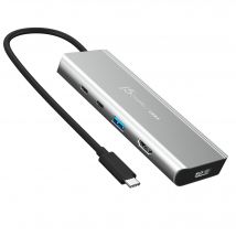 j5create JCD401 USB4™ Dual 4K Multi-Port Hub. Silver